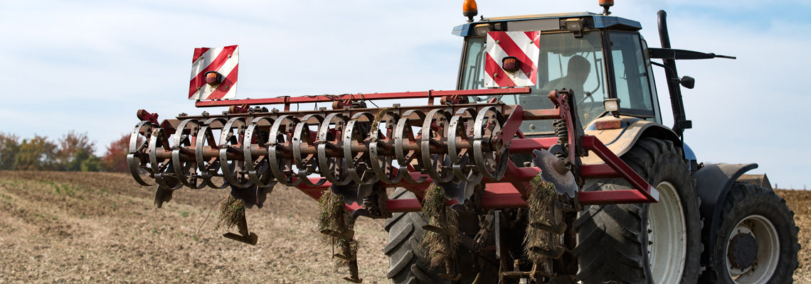 déchaumeur pour tracteurs